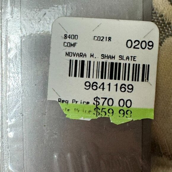 NWT Croscill Waterfall Swag Valance 49"W x 33"L Novara 6642 Slate - Picture 8 of 8